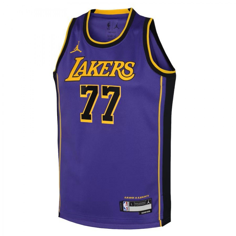 Los Angeles Lakers Youth Jordan Brand Statement Edition Swingman Jersey - Purple - Luka Dončić-Pro Kit Vault | Brand New 26/27 Sports Jerseys